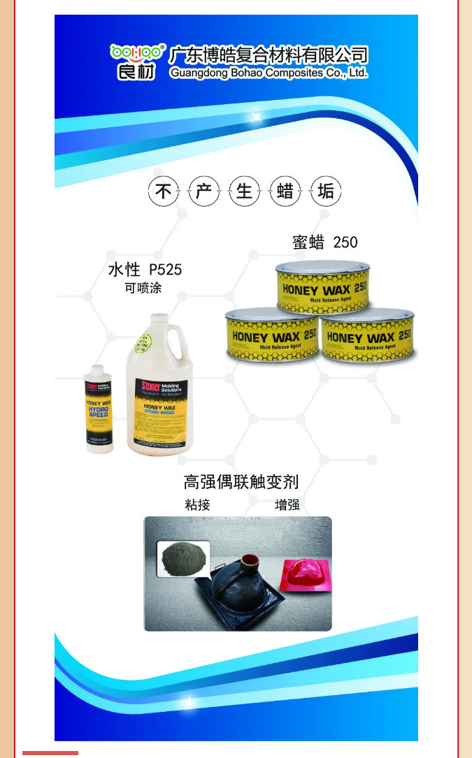 第26屆復材展廣東博皓熱推產品：美國Stoner脫模劑、高強偶聯(lián)觸變劑
